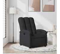 Vidaxl Fauteuil Inclinable Noir Tissu Noir