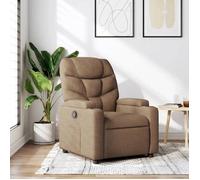 Vidaxl Fauteuil Inclinable Marron Tissu Marron