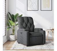 vidaXL Fauteuil Inclinable, Chaise de Relaxation avec Porte-gobelets, Siège avec Dossier et Accoudoirs Salle de Séjour, 372480