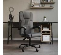 Fauteuil inclinable de bureau Gris foncé Tissu349618