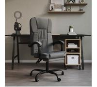 vidaXL Fauteuil Inclinable de Bureau Siège Inclinable Chaise d'Ordinateur Dossier et Repose-pied Réglables Meuble de Bureau 349618