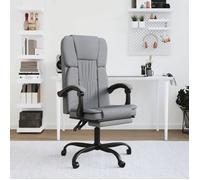 vidaXL Fauteuil Inclinable de Bureau Siège Inclinable Chaise d'Ordinateur Dossier et Repose-pied Réglables Meuble de Bureau 349617