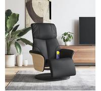 vidaXL Fauteuil Inclinable de Massage Repose-pieds, Chaise de Relaxation avec Dossier, Siège avec Accoudoirs Salon, Moderne, 356637