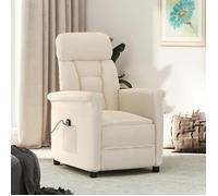 Fauteuil inclinable électrique Beige Microfibre