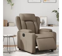 Vidaxl Fauteuil Inclinable Électrique Cappuccino Similicuir
