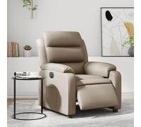 Vidaxl Fauteuil Inclinable Électrique Cappuccino Similicuir