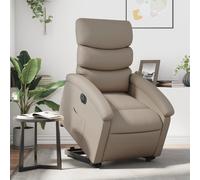 Vidaxl Fauteuil Inclinable Électrique Cappuccino Similicuir