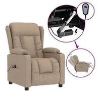 Fauteuil inclinable électrique Cappuccino Similicuir