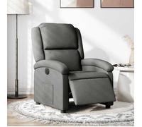 vidaXL Fauteuil inclinable électrique 3204141, Dossier et repose-pied réglables, tissu gris foncé