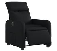 vidaXL - Fauteuil inclinable électrique - Dossier et repose-pied réglables - Noir similicuir