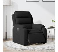 vidaXL Fauteuil inclinable électrique – Chaise de relaxation moderne avec accoudoirs, velours noir
