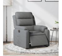 vidaXL Fauteuil inclinable électrique 3204957 – Chaise de relaxation, tissu gris foncé