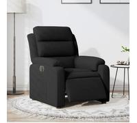 vidaXL Fauteuil inclinable électrique – Chaise de relaxation moderne avec accoudoirs, velours noir