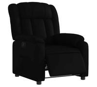 vidaXL Fauteuil inclinable électrique – Moderne, dossier et accoudoirs – Noir simili cuir