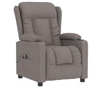 Fauteuil Inclinable Électrique Chaise de Relaxation Releveur Noir Tissu vidaXL