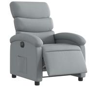 vidaXL Fauteuil inclinable électrique 3203954 – Gris clair en tissu pour personnes âgées