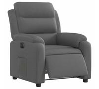 vidaXL Fauteuil inclinable électrique 3204957 – Chaise de relaxation, tissu gris foncé