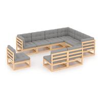 vidaXL Fauteuil inclinable électrique gris similicuir