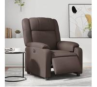 vidaXL Fauteuil inclinable électrique Marron Similicuir 3205138