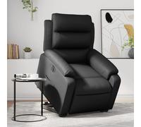 vidaXL Fauteuil inclinable électrique noir similicuir