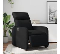 vidaXL - Fauteuil inclinable électrique - Dossier et repose-pied réglables - Noir similicuir