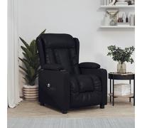 Vidaxl Fauteuil Inclinable Électrique Noir Similicuir Noir