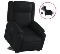 vidaXL stoel électrique similicuirnoir Noir G