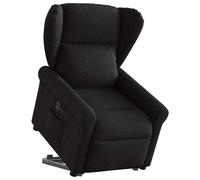 vidaXL Fauteuil inclinable électrique noir tissu