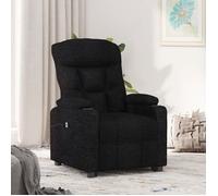 vidaXL Fauteuil inclinable électrique Tissu3098817 Noir