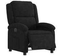 vidaXL Fauteuil inclinable électrique – Dossier et repose-pied réglables, noir velours