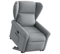 Vidaxl Fauteuil Inclinable Gris Clair Tissu Gris