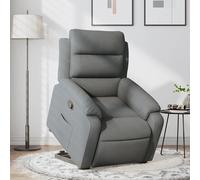 Vidaxl Fauteuil Inclinable Gris Foncé Tissu Gris
