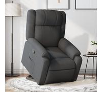 Vidaxl Fauteuil Inclinable Gris Foncé Tissu Gris