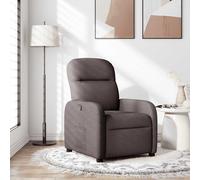 Fauteuil de massage inclinable Crème Tissu fauteuil de massage fauteuil vidaXL