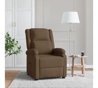 Vidaxl Fauteuil Inclinable Marron Tissu Marron