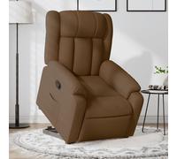 Vidaxl Fauteuil Inclinable Marron Tissu Marron