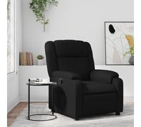 Vidaxl Fauteuil Inclinable Noir Similicuir Noir