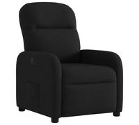 Vidaxl Fauteuil Inclinable Noir Tissu Noir