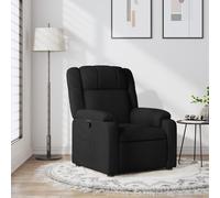 Vidaxl Fauteuil Inclinable Noir Tissu Noir