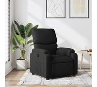 Vidaxl Fauteuil Inclinable Noir Tissu Noir