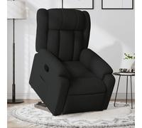 Vidaxl Fauteuil Inclinable Noir Tissu Noir
