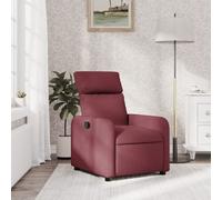 vidaXL Fauteuil relax rouge vin Tissu