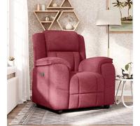 Vidaxl Fauteuil Inclinable Rouge Bordeaux Tissu Rouge