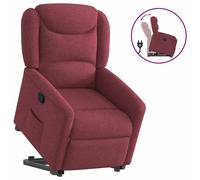 Vidaxl Fauteuil Inclinable Rouge Bordeaux Tissu Rouge