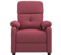 Fauteuil inclinable Rouge bordeaux Tissu