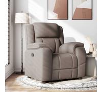 Vidaxl Fauteuil Inclinable Taupe Tissu