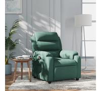Vidaxl Fauteuil Inclinable Vert Foncé Tissu Vert