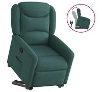 Vidaxl Fauteuil Inclinable Vert Foncé Tissu Vert