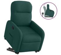 Vidaxl Fauteuil Inclinable Vert Foncé Tissu Vert