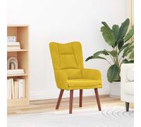 vidaXL fauteuil Jaune 63 x 67 x 94 cm Velours